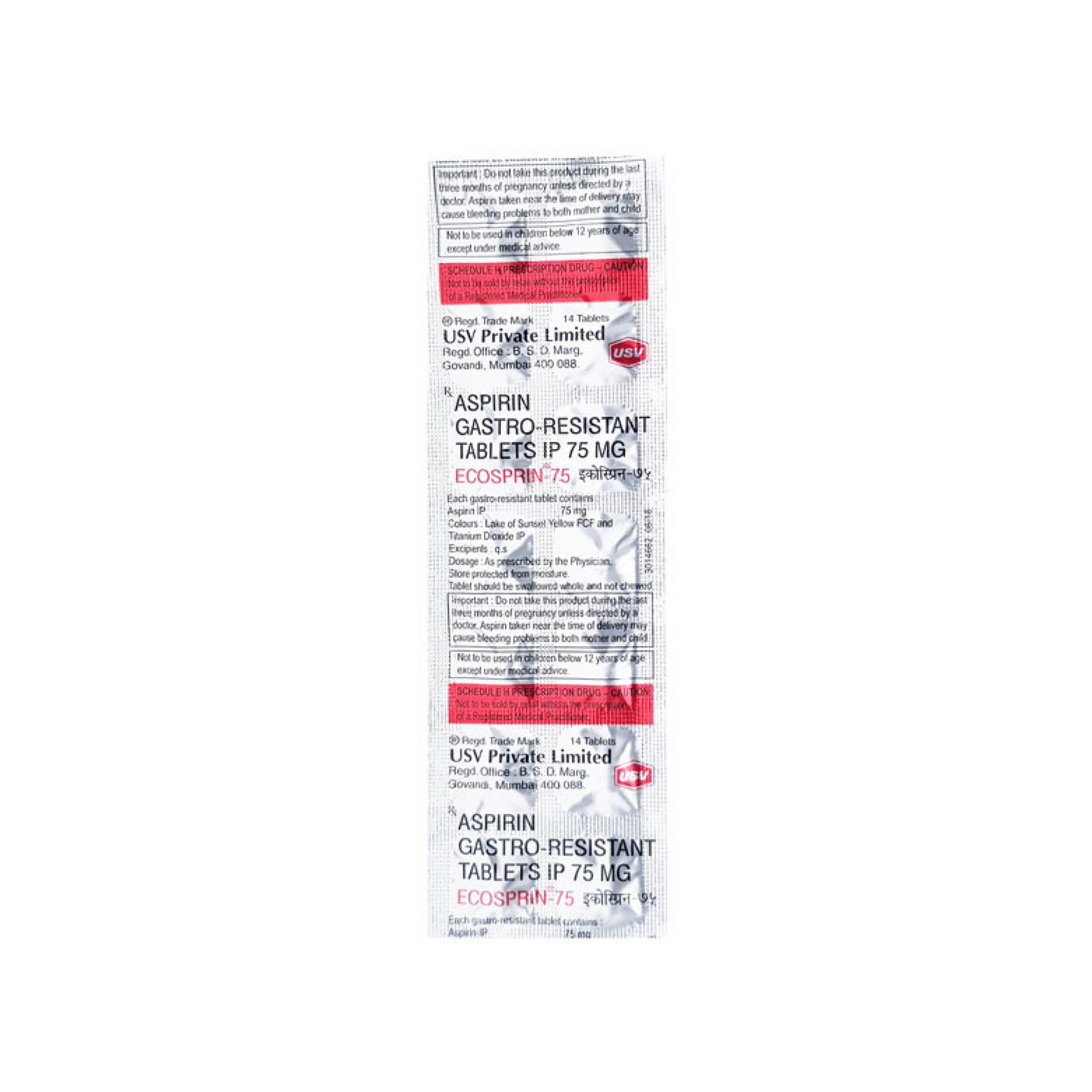 Ecosprin 75 Tablet